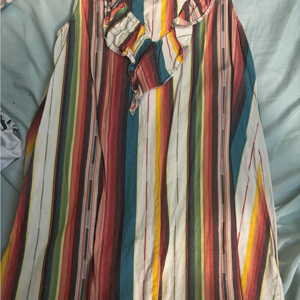 Multicolor Striped Sleeveless Top
